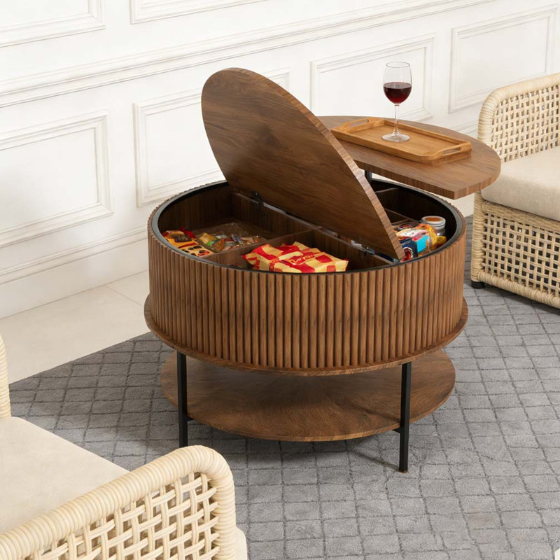 Table basse 31,5 pouces Farmhouse Brown