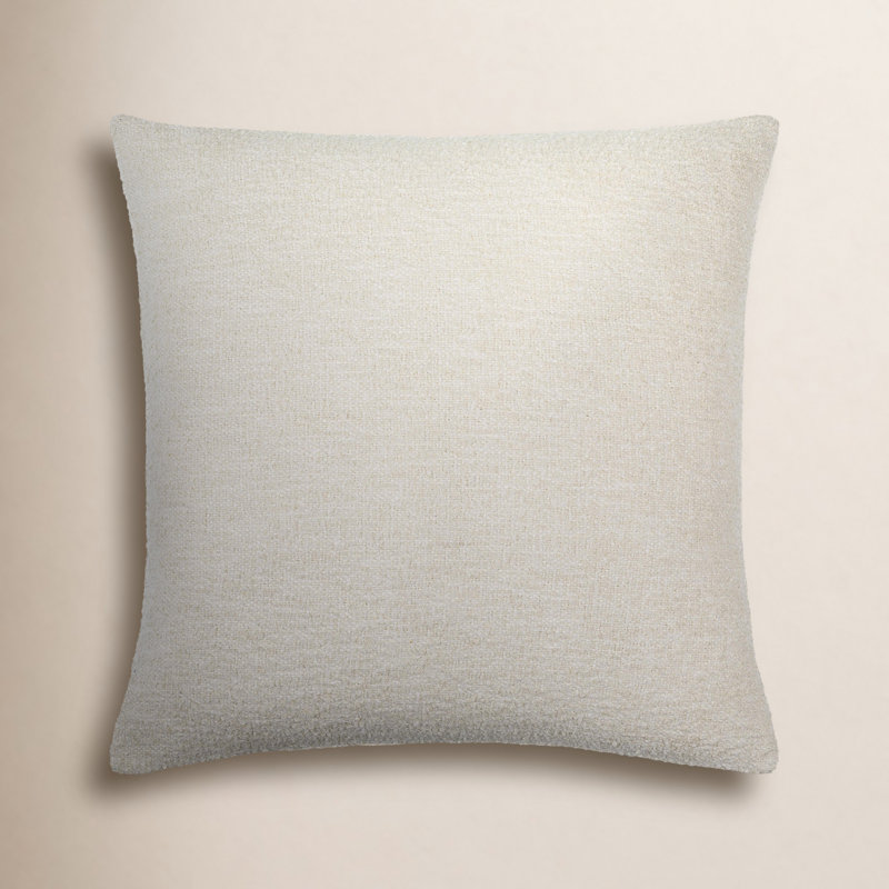 Jeté carré en mélange de coton Bobby, 20 po x 20 po, Moutarde, Duvet