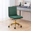 Chaise de bureau moderne en velours, fauteuil de bureau pivotant sans accoudoir pour bureau à domicile-567156625