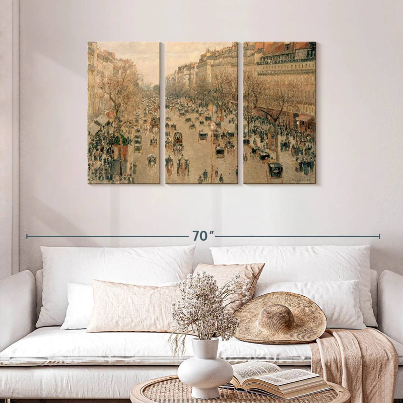 Sireci Boulevard Montmartre In Paris, 32" H x 50" W