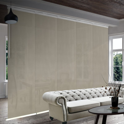 Slate Mesh Semi-Sheer Vertical Blind