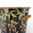 Midnight Blossom Oval Planter with Ormolu