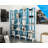 Carmen 71" H x 18" W Metal Corner Bookcase-1228302725