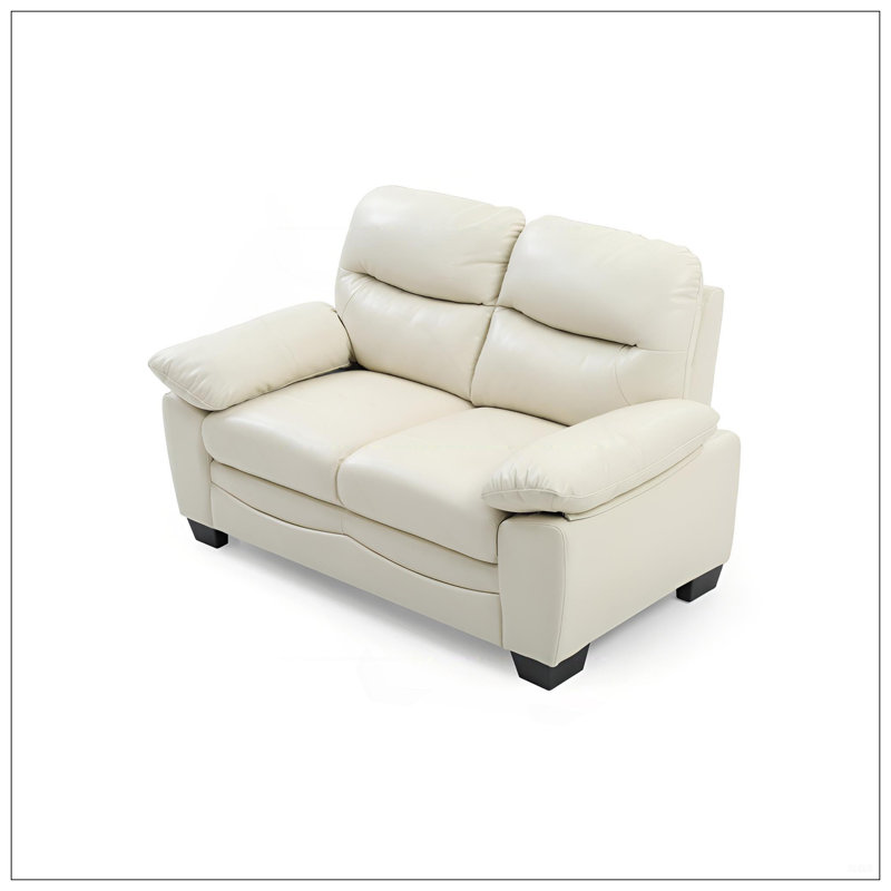 Causeuse Furniture Marta, PEARL, Blanc cassé