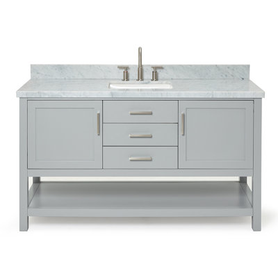 Bayhill 61" W Single Bathroom Vanity Set