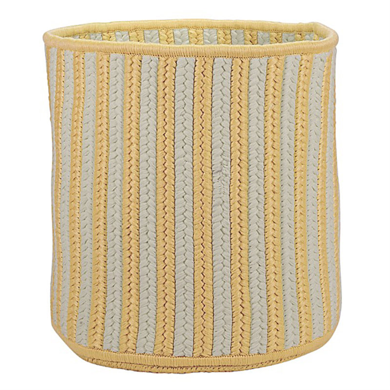 Breakwater Bay Sorrel Fabric Decorative Basket, 12" H x 14" W x 14" D, Yellow