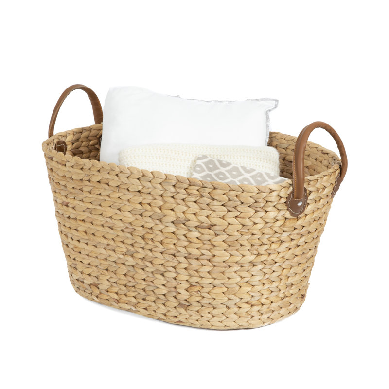 Wicker Laundry Basket with Handles