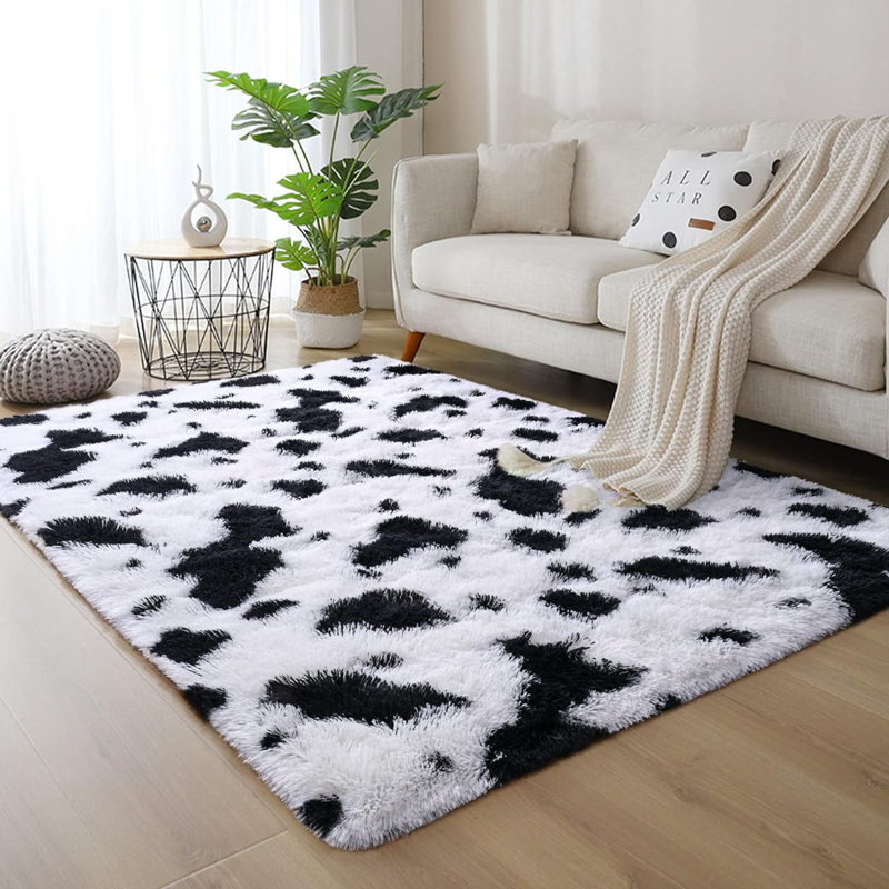 Tapis rectangulaire à usage commercial Anmarie avec envers antidérapant, Rectangle 6 pi x 9 pi