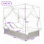 Double méridienne d'extérieur double avec sections de tête réglables, base enveloppée de PEHD, rideaux et coussins amovibles-1850554166