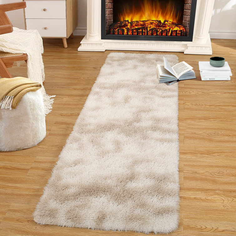 Saviyon Faux Fur Abstract Indoor Rug