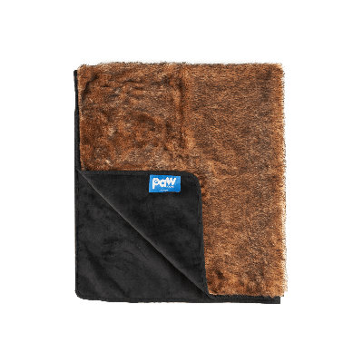 PupProtector Summer Short Fur Waterproof Throw Blanket - Sable Tan - Large (80"L X 62"W)