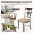 August Grove® Set Of 2 Dining Room Chairs Armless Kitchen Chairs Set With Seat Cushion