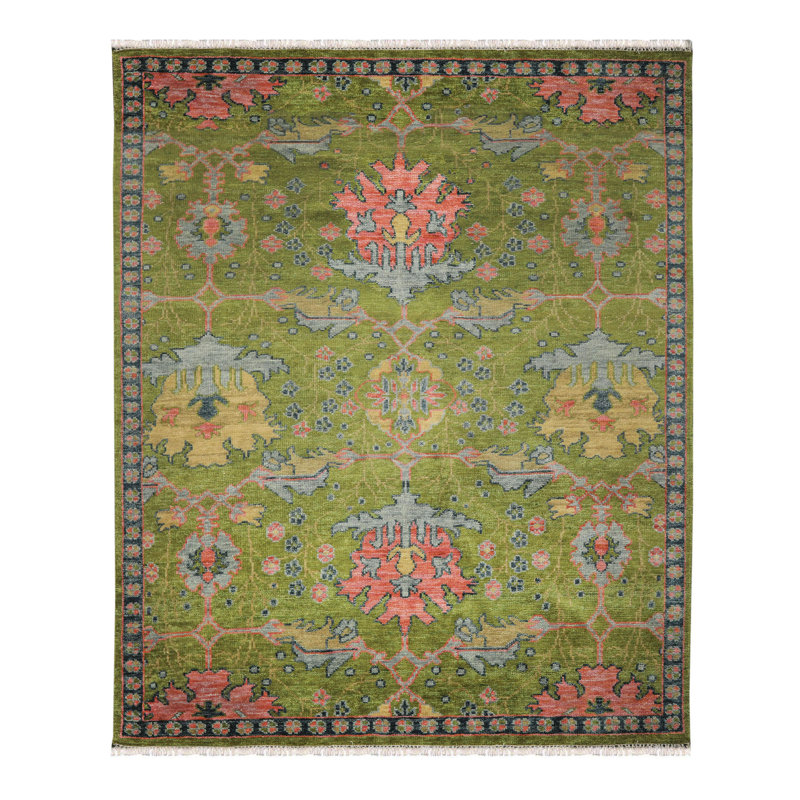Tapis traditionnel turc Oushak, Rectangulaire 8 pi x 10 pi