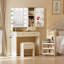 Solia Dressing Table with Mirror-460149009