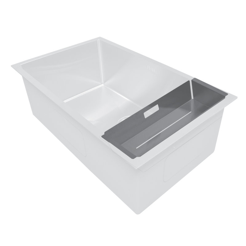 Whitehaus Collection Stainless Steel Colander, Gunmetal