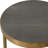 Marmee Round Shagreen PU Nesting Tables