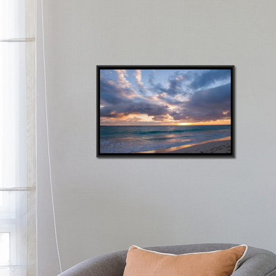 «Beach Landscape at Sunrise», reproduction de photo sur toile