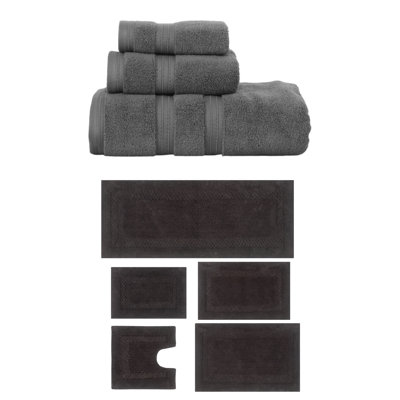 Ensemble de serviettes de bain et tapis de bain Bublitz Classy