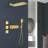 2-Spray 9.84 In. Wall Mount Dual Fixed And Handheld Shower Head 2.2 GPM With Body-Sprays-113823335