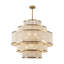 Lustre tambour 12 lumières 5 niveaux Boho