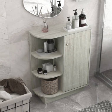 Rebrilliant Arinola Metal Adhesive Bathroom Shelves