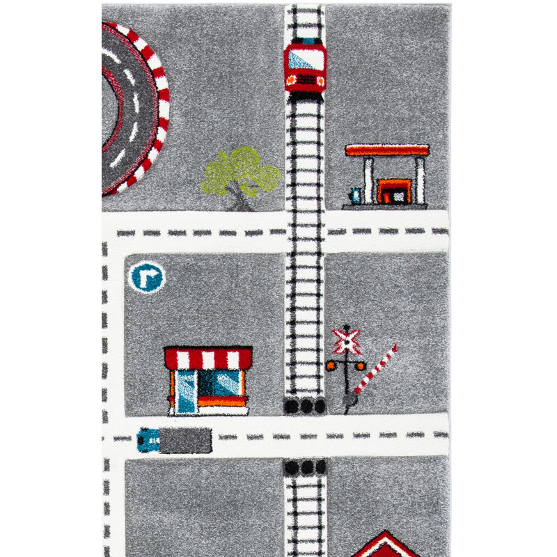 Hiles Polypropylene Plastic Rug, Runner 2'3" x 6'