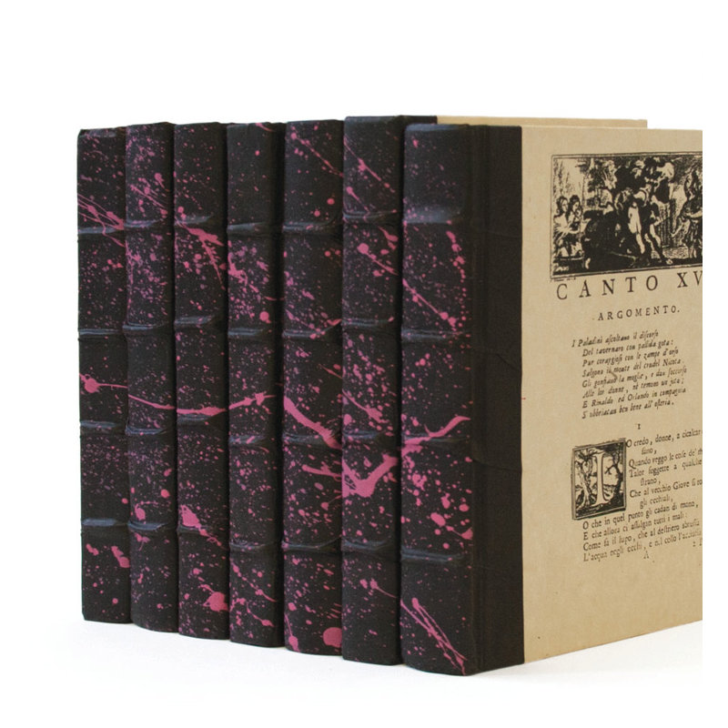 Ensemble de livres décoratifs 7 pièces roar punk rock