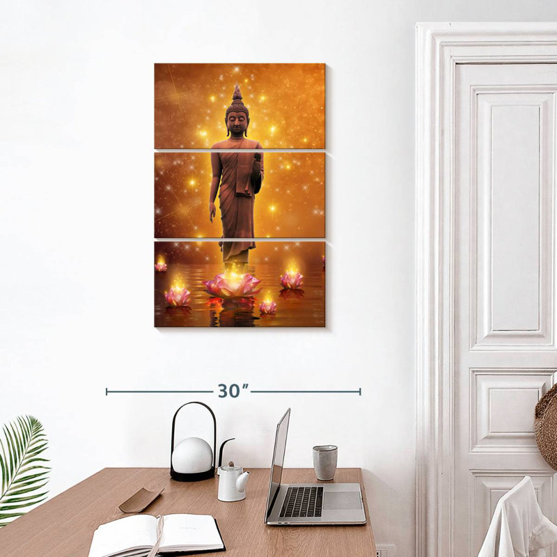 Adella Buddha Lotus, 32" H x 20" W