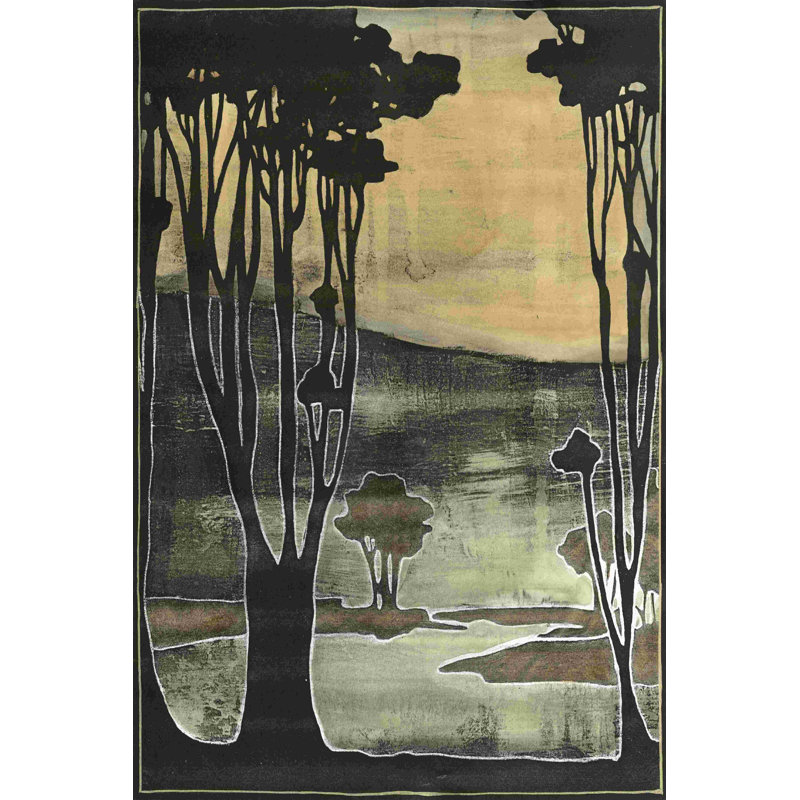 Petits arbres nouveaux II (HL), H 12 po x l 8 po x P 1,25 po