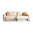 Creamy-white 100% Polyester Modular Sofa cushion couch