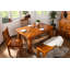 Oxford Acacia Solid Wood Top Dining Table-46812763-46812767