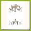 Ensemble de 4 tables de salle à manger 55 po-537430367