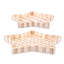 Mocha Star Capiz Trays, Set Of 2
