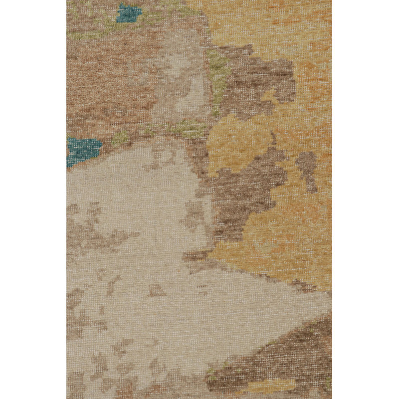 Homage Hand Knotted Wool Geometric Area Rug, Rectangle 8' x 10'
