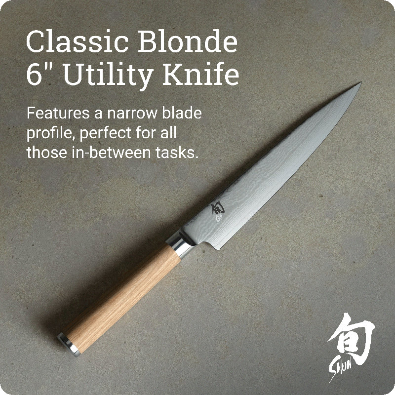 Shun Classic Paring Knife, 6", 10"