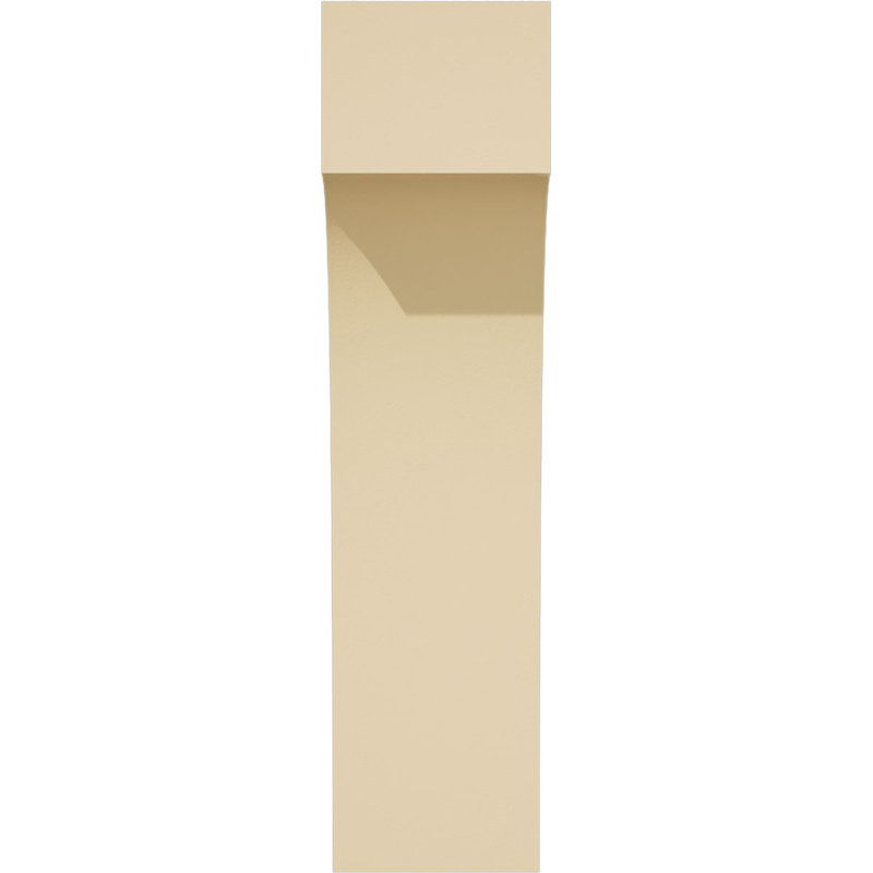 Corbeau en uréthane Huntington Signature, brun clair apprêté, H 24 po x l 6 po x P 8 po