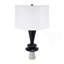 Lampe de table en aluminium noir D15x26,7