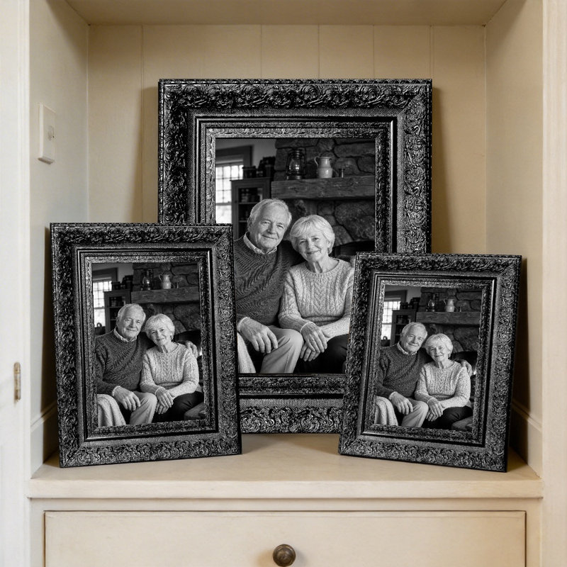 Cadre photo 8 "x 10" noir 1pc, Noir, 1, 8" W x 10" H