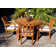 Clarisse Extendable Round Teak Outdoor Dining Table