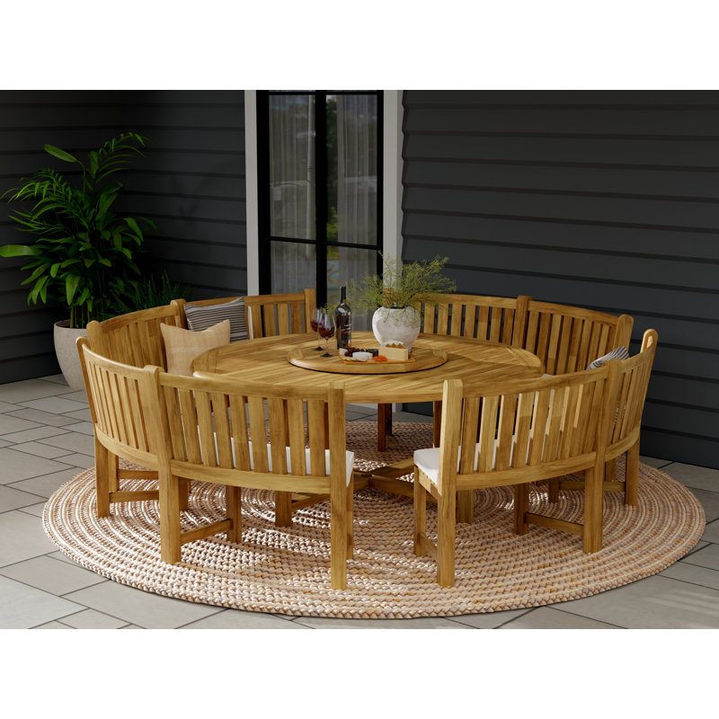 Buckingham Outdoor 5 - Piece Teak Dining Set