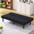 Sofas Couches | 66-Inch Modern Convertible Sofa Bed | For Living Room, Apartment, Bedroom | Black|Corduroy-124630377