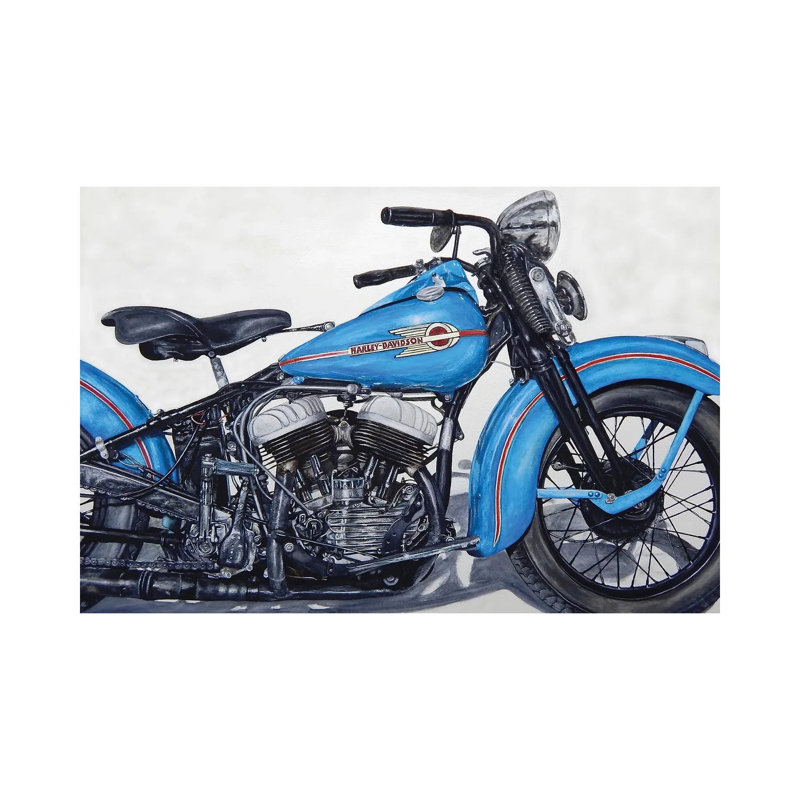 Good Ride by J.Bello Studio - Wrapped Canvas Print, 20.32 cm H x 30.48 cm W