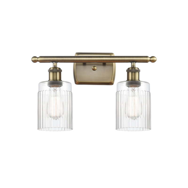Éclairage pour meuble-lavabo à intensité variable Winsted, Incandescent, Transparent, 2 lumières