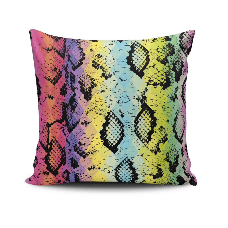 Errold Decorative Cushion Cover, 17 x 17 Inches, 50% Cotton / 50% Polyester | Machine Washable at 104°F, Ironable, Concealed Zip Closure | Perfect for Living Room, Bedroom, and Stylish Home Décor