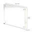 TRIXES Acrylic Photo Frame - Clear Freestanding Picture Frame with Magnets –Cherished Memories-1207300532