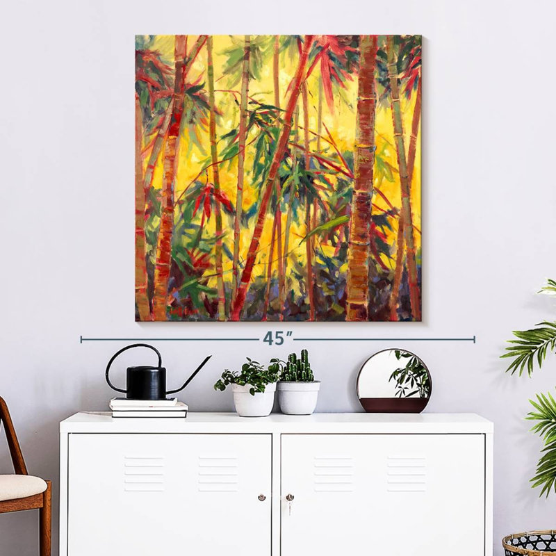 Harnek Lush Bamboo Grove II, 33" H x 33" W
