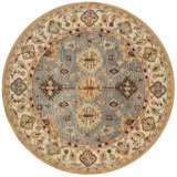 Antiquity Hand-Tufted Blue / Ivory Area Rug