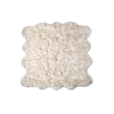 Tapis en fausse peau de mouton Qusay