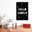 «Hello World», reproduction d'art textuel-52840225-52840226-52840227