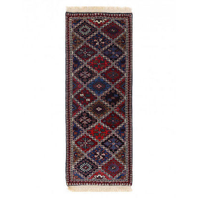 Fine Hand knotted Persian Yalameh runner 1'9"X4'10"